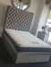 Alexandra divan ottoman plush velvet bedframe