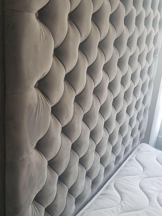 Alexandra divan ottoman plush velvet bedframe
