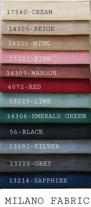 Ayana Italian Style Corner Suite - Choose Combination & Velvet
