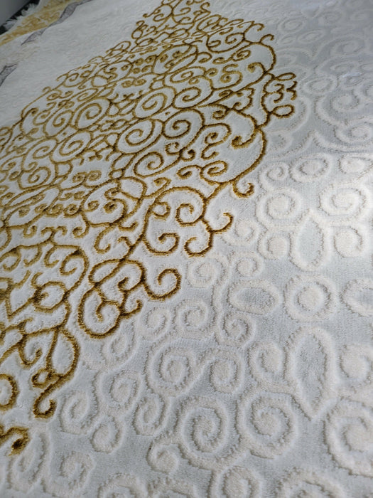Aletta Rug 240 x 145 - Cream + Gold