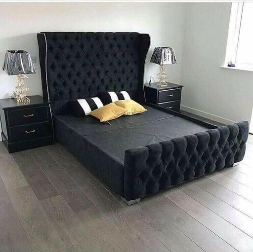 Mont Blanc Divan Ottoman Bed In Plush Velvet
