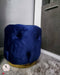 Khalifah Round Luxury Velvet Stools - Available In Many Colours
