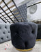 Khalifah Round Luxury Velvet Stools - Available In Many Colours