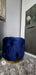 Khalifah Round Luxury Velvet Stools - Available In Many Colours