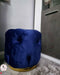 Khalifah Round Luxury Velvet Stools - Available In Many Colours