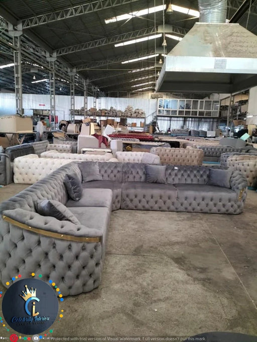 Bvlgari Corner Sofa Range Plush Velvet - Choose Combination