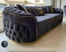 Chrometrimsofa goldtrimsofa velvetsofa dubaisofacollection plushvelvetsofas luxurysofa uniquesofas furniture sofas sofa cornersofa 3+2sofa homedecor design interiordesign livingroom home furnituredesigns love bespoke bespokesofas