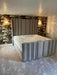 Athena plush velvet wingback bed