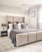 Apollo wingback bedframe plush velvet