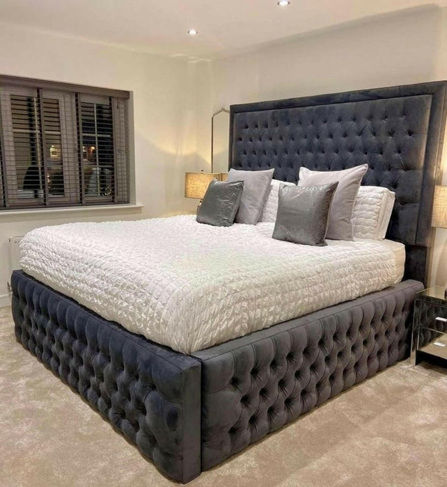 Ryman Bedframe In Plush Velvet