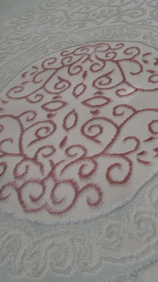 Calliope Rug 240 x 145 PINK & CREAM