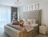 Ryman Bedframe In Plush Velvet