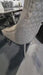 Lexi Dining Chair Grey Pu Leather & Chrome Detailing