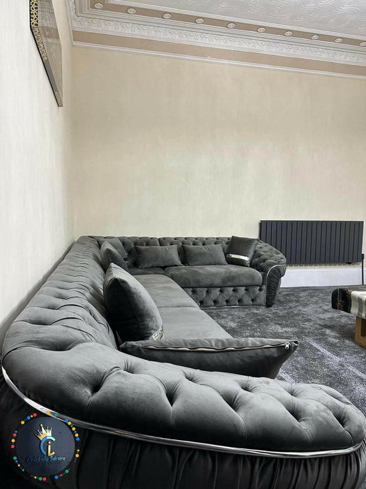 Ambassador corner sofa range plush velvet - choose combination
