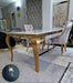 Lewis Gold Ceramic 1.5m Dining Table