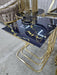 MANECA NEST OF TABLES 3 BLACK AND GOLD - NOW ON SALE