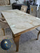 Lewis Gold Ceramic 1.5m Dining Table