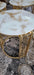 RONA NEST OF TABLES 3 - CREAM AND GOLD