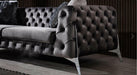 Hermes 2 seater sofa plush velvet