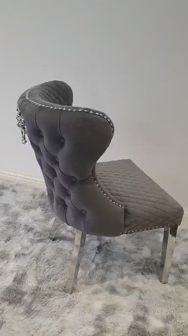 Valentino velvet dining chair