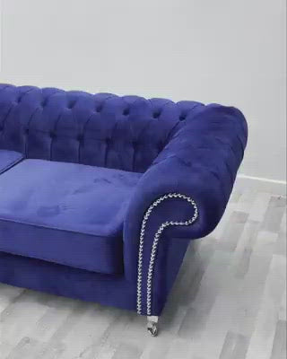 Chelsea French velvet corner sofa range