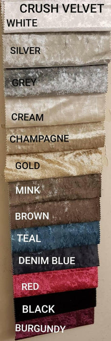 Katie ottoman gas lift bed crushed velvet