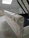 Sleigh Ottoman Chesterfield Crushed Velvet Bedframe
