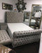 Swan Chesterfield Crushed Velvet Bedframe
