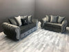Rino 3+2 sofa range in plush velvet