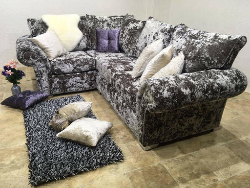Balmein exclusive plush velvet corner sofa range