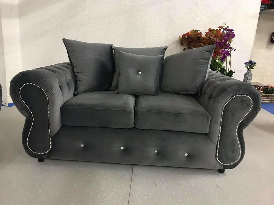 Rino 3+2 sofa range in plush velvet
