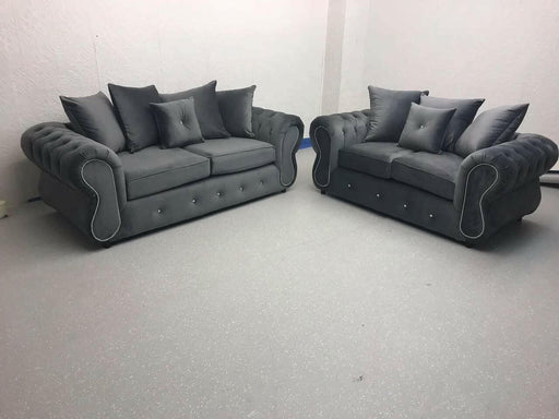 Rino 3+2 sofa range in plush velvet