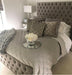 MAJESTIC BEDFRAME IN PLUSH VELVET