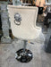 Majestic Velvet Bar Stool in Mink Plush Velvet