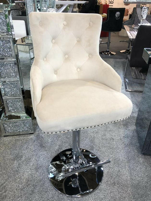 Crushed velvet hotsell bar stools