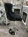 Valentino Barstool - Black Plush Velvet
