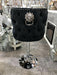 Valentino Barstool - Black Plush Velvet