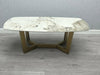 Sorrento Oval Sintered Stone Dining Table + Victoria Velvet Dining Chairs