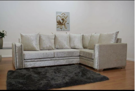 Sophie crushed velvet corner sofa range