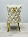 Sofia Dining Table with Victoria Circle Knocker Chairs