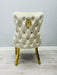 Sofia Dining Table with Victoria Circle Knocker Chairs