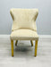 Valentino Gold Detailing Knocker back Dining Chairs
