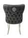 Valentino velvet dining chair