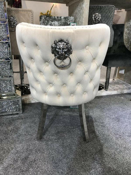 Valentino velvet dining chair