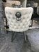 Valentino velvet dining chair