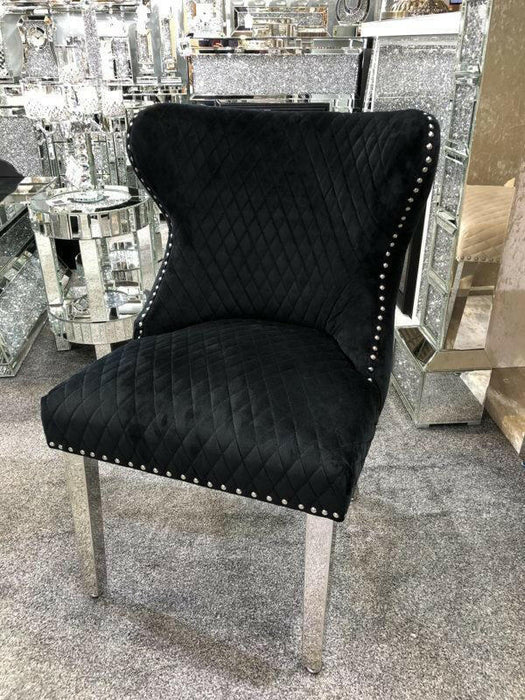 Valentino velvet dining chair