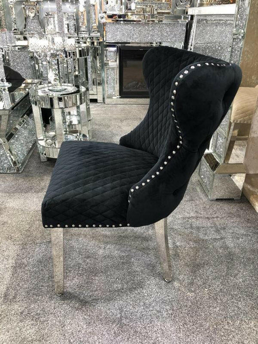 Valentino velvet dining chair