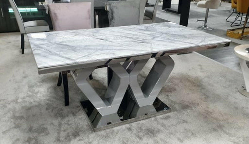 Majestic Grey Marble Dining Table only