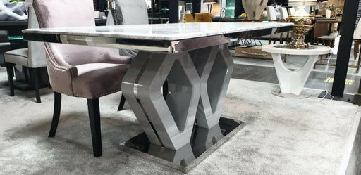 Majestic Grey Marble Dining Table only
