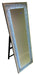 Crushed Diamond LED Floor Standing Mirror